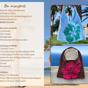 Letar du efter ett roligt och kreativt virkmönster? Detta virkmönster för en Hibiskusblomma väska är perfekt för både nybörjare och erfarna virkare! Skapa en unik väska med en vacker hibiskusblomma som dekoration. Med lättförståeliga instruktioner och steg-för-steg-bilder kan du enkelt följa med och skapa din egen handgjorda väska.