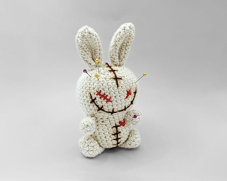 amigurumi kanin, skapa en spöklik virkad kanin
