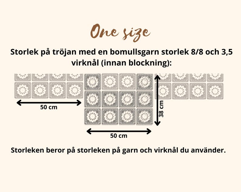 virkad topp mönster