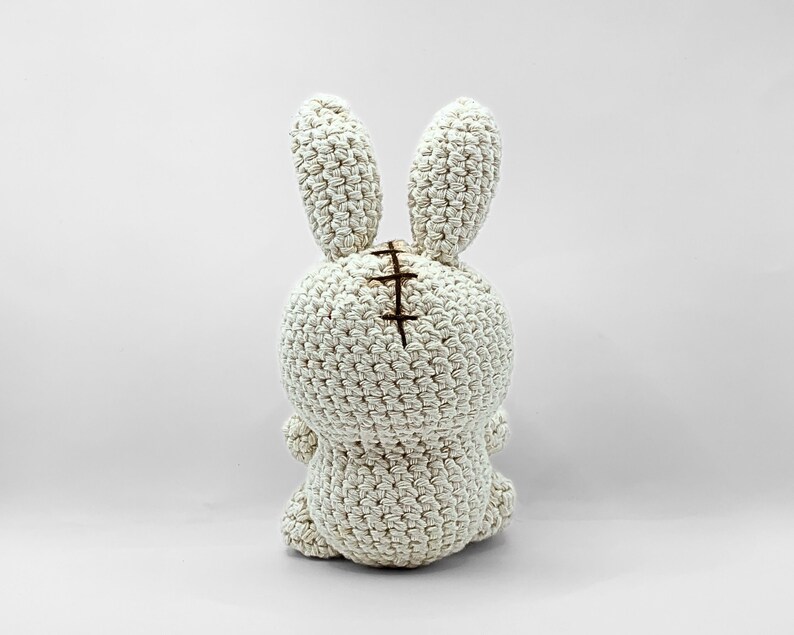 amigurumi monster, skapa en spöklik virkad kanin