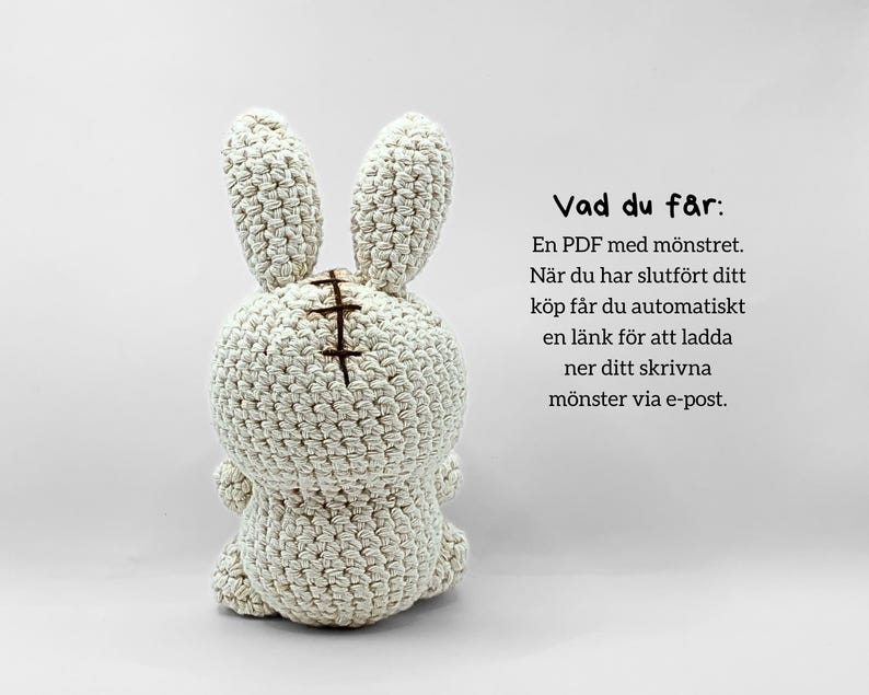 Spöklik amigurumi, virka en docka som sticker ut