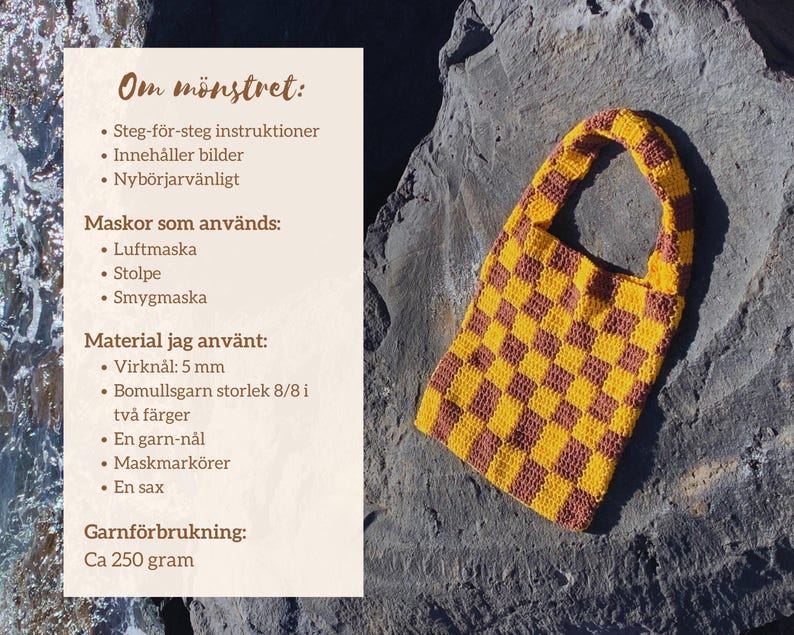 rutig tote bag
bärkasse mönster
virka tote bag
virkat mönster
handväska virkmönster
virkade accessoarer
DIY tote bag
hantverk
virka hemma
recycle virkmönster
garnprojekt
virka väskor
handgjord tote bag