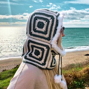 Virka en balaklava som skyddar mot kyla.