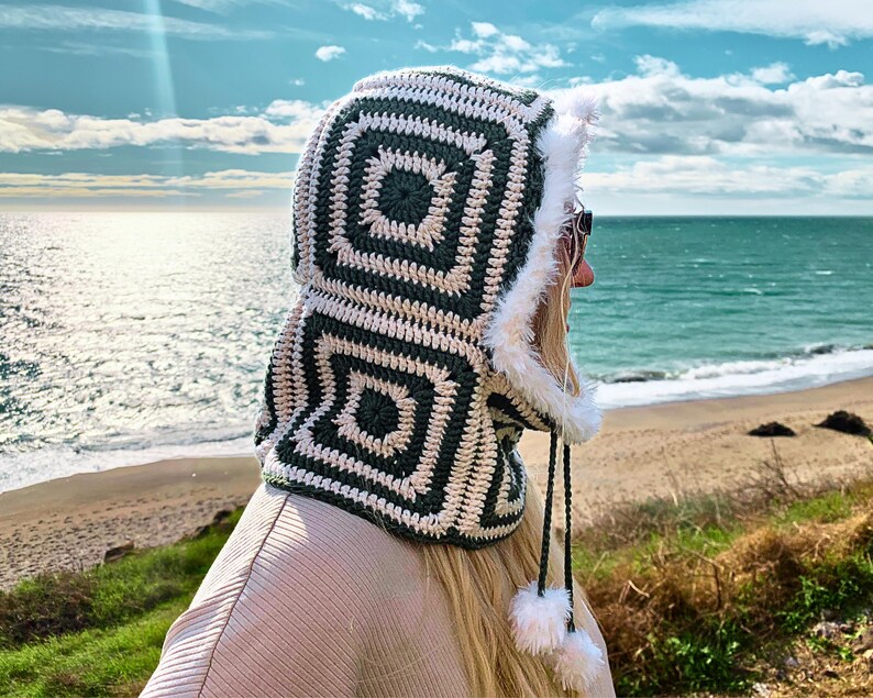Virka en balaklava som skyddar mot kyla.