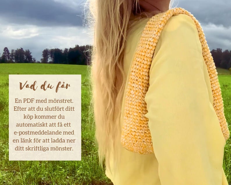 Lättvirkad axelväska med bilder och guide