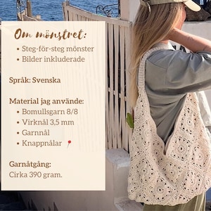 virkmönster Perfekt för dig som vill skapa en unik virkad väska, ge bort en handgjord present