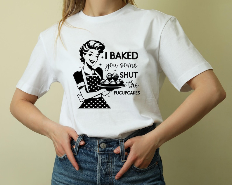 Retro Sassy PNG Bundle, Trendy Retro Housewife PNG, Retro Clip Art Bundle, Sublimation Design for t-shirts Tote bag, Sarcastic Retro Women image 4