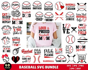 野球 SVG バンドル、野球の名言 SVG、野球フォント SVG、野球のステッチ SVG、野球ママ、野球ハート SVG、野球選手 SVG