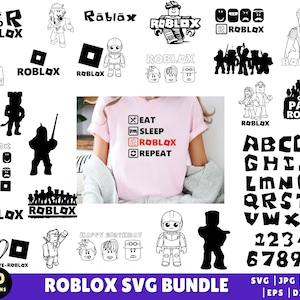Roblox Svg Bundle, Robot Svg, Gaming Svg Files for Cricut, Roblox Png, Roblox Boy Svg, Birthday Svg, Roblox Font, Roblox Clipart, Svg, Png.