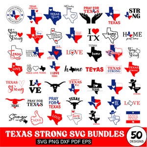 Texas Strong Svg Png Bundle, Pray For Texas Svg, Texas Flood Svg, Support Texas Svg, Texas Png, Sublimation, Flood 2025 Svg,Digital Download