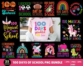 100 Days of School PNG Teacher Shirt Design, 100th Day of School PNG ...