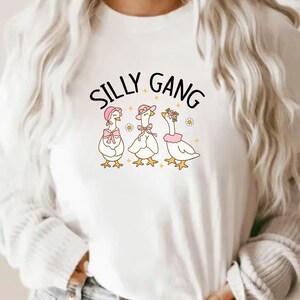 Funny Goose SVG PNG Bundle, Snarky Goose Retro Humour Svg, Sassy Animal Silly Goose Png, Funny Animal Meme Aesthetic SVG, Trendy Sublimation image 3