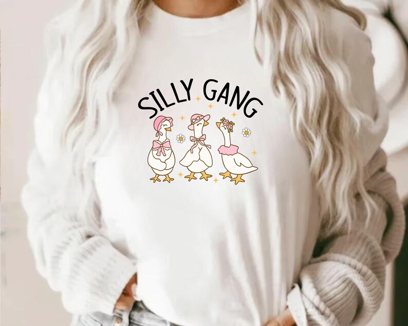 Funny Goose SVG PNG Bundle, Snarky Goose Retro Humour Svg, Sassy Animal Silly Goose Png, Funny Animal Meme Aesthetic SVG, Trendy Sublimation image 3