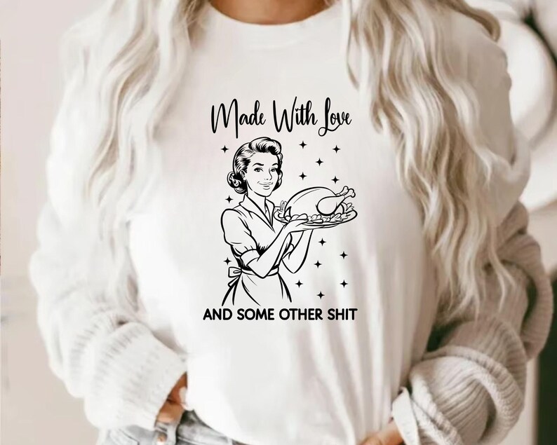 Retro Sassy PNG Bundle, Trendy Retro Housewife PNG, Retro Clip Art Bundle, Sublimation Design for t-shirts Tote bag, Sarcastic Retro Women image 3