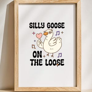 Funny Goose SVG PNG Bundle, Snarky Goose Retro Humour Svg, Sassy Animal Silly Goose Png, Funny Animal Meme Aesthetic SVG, Trendy Sublimation image 8