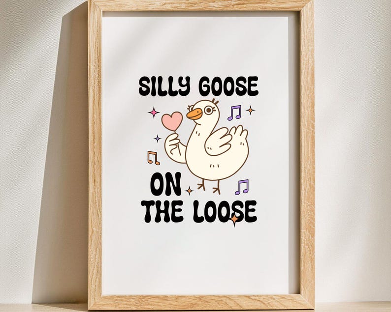 Funny Goose SVG PNG Bundle, Snarky Goose Retro Humour Svg, Sassy Animal Silly Goose Png, Funny Animal Meme Aesthetic SVG, Trendy Sublimation image 8