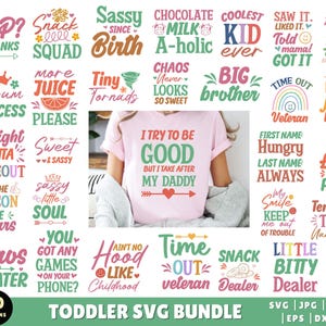 Toddler SVG Bundle, Retro Toddler Svg, Baby Sayings Svg, Funny Toddler Svg, Baby Svg, Retro Svg, Boho Svg, Groovy Svg, Wavy Text SVG