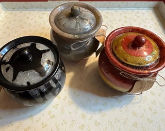 Handmade Resin Jar with Lid – Unique Home Storage