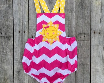 You are My Sunshine First Birthday Outfit Pink Lemonade First Birthday outfit sunsuit