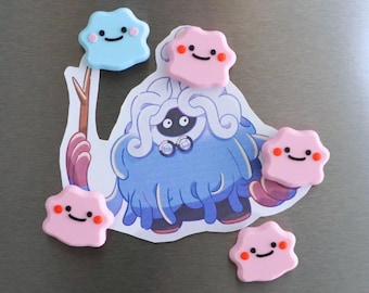 Ditto refrigerator magnets, set of 5, Poke, refrigerator, dishwasher, whiteboard magnet, fun gift idea, Pokopia, set of 10, funny