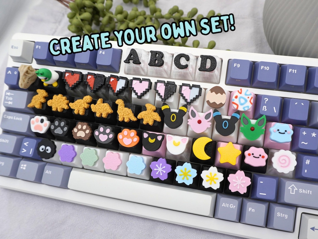 Create Your Own Keycap Set, Custom Keycaps, Personalized, for Keyboards ...