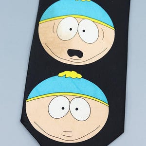 Vintage 1998 South Park Tie: Eric Cartman Novelty Necktie