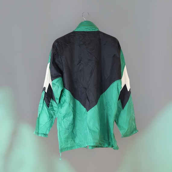 Vintage JAKO Sport Windbreaker Jacket Green Black 90s Track Top - Etsy
