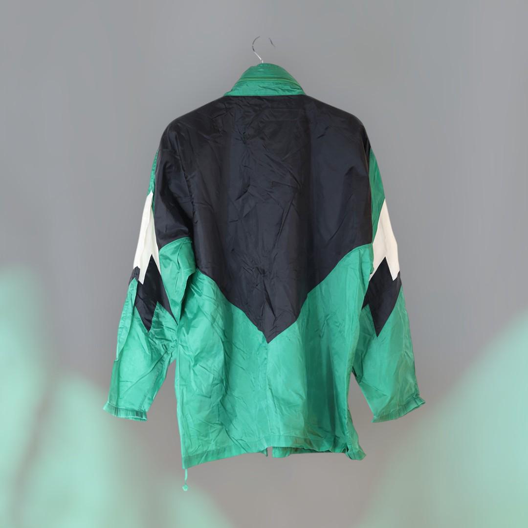 Vintage JAKO Sport Windbreaker Jacket Green Black 90s Track Top - Etsy