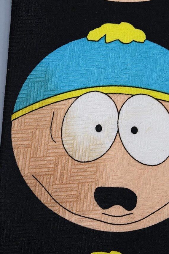 Vintage 1998 South Park Tie: Eric Cartman Novelty Necktie View 5
