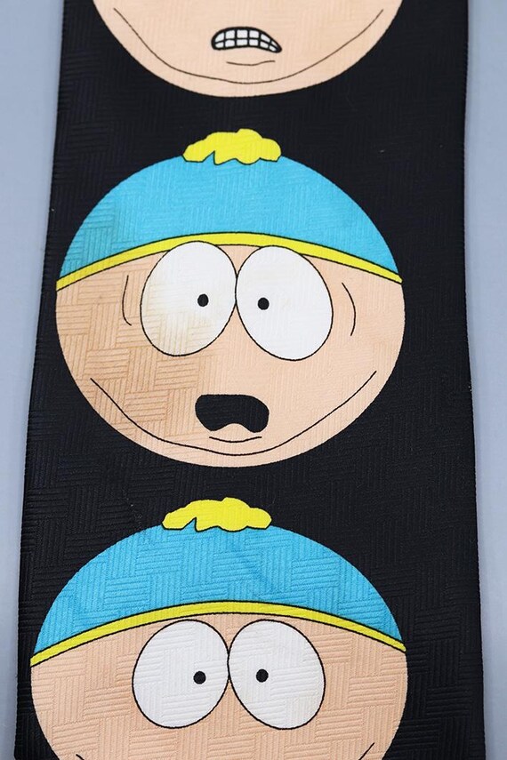 Vintage 1998 South Park Tie: Eric Cartman Novelty Necktie View 4