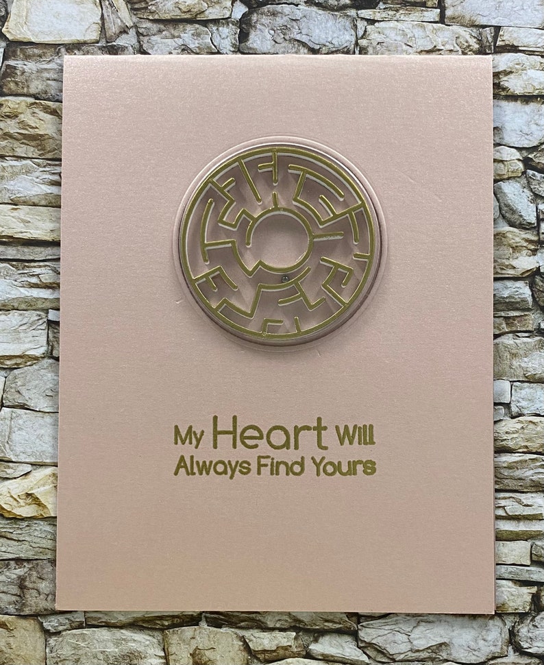Handmade Maze Card