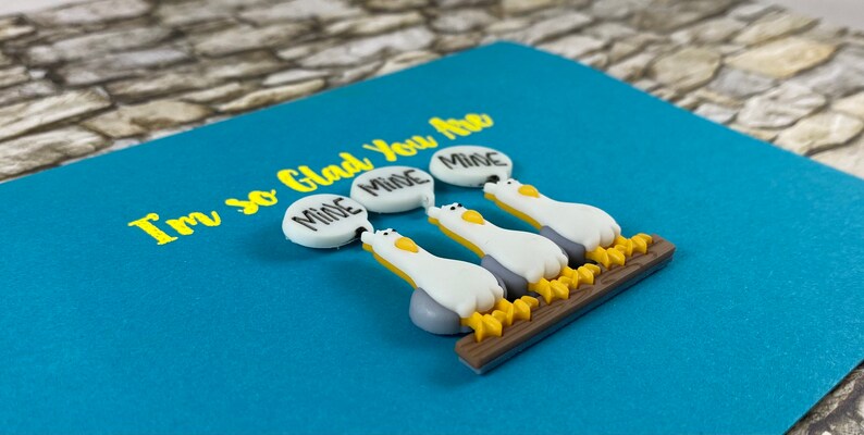 Mine Card Handmade I\u2019m So Glad You Are Mine Mine