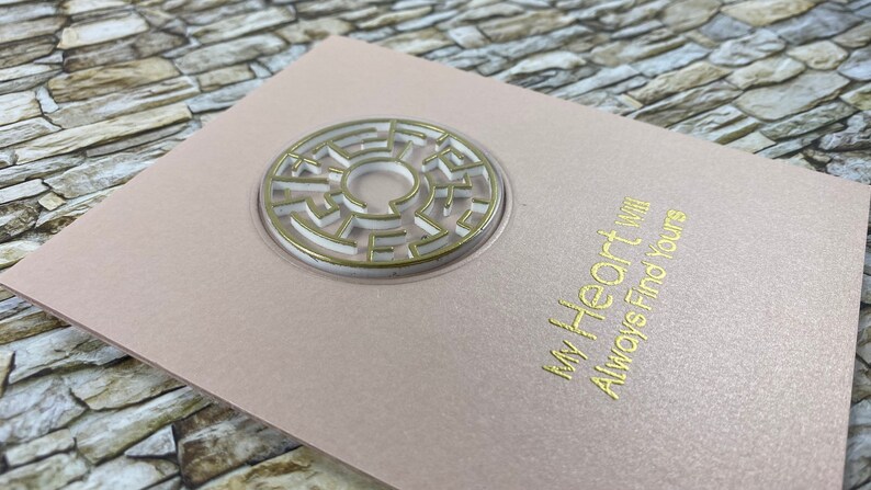 Handmade Maze Card
