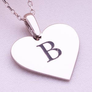 Heart Necklace-Gold Letter Name Necklace,Tiny Letter Pendant,Personalized Jewelry,Jewelry Gift for Her,Birthday,Mother's Day,Gift for Him