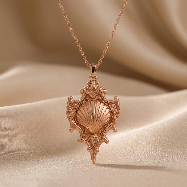 Sacred Shell Relic pendant | 925 Sterling Silver | Ornate Coastal Style | Meaningful Gift image 7