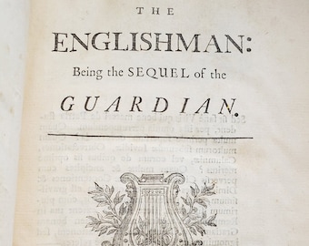 1714 The Englishman: Being the Sequel of The Guardian - Richard Steele - 18th Century English History/Politics - Queen Anne, Hanoverians