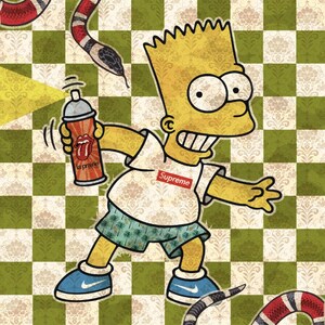 Simpson Louis Vuitton - Etsy Norway