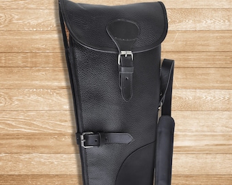 Leather Shotgun Case For Hunters Leather Case Rifle Case Leather Shotgun Slip Archery Gift Clay Hunting Case Leather Scabbard Handmade
