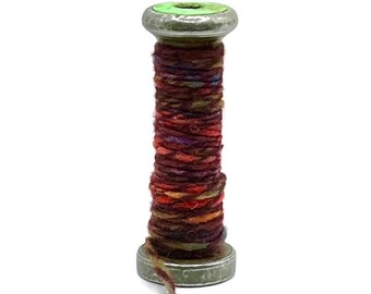 Yarn multicolor ~ Novelty yarn ~ Fancy yarn ~ Needle Felting Supplies ~ Bulky wool yarn ~ WORED104