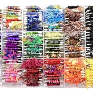 Colorful Texture Sampler for Crafting, Art Projects, & Stash Building ~ Gift for Stitcher ~ YC01