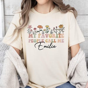My Favorite People Call Me Grandma Shirt, Custom Grandma Tshirt, Personalized Grandma Shirt, Grandma Announcement, Gifts For Grandma Gift