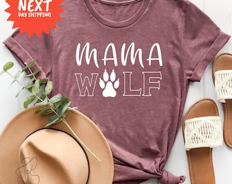 Mama Wolf Shirt, Funny Wolwes Mama Shirt, Legend Mom Tee, Animal Lover Tee, Wolf Lover Tee, Funny Wolf Mom Tee, Mom Gift Shirt