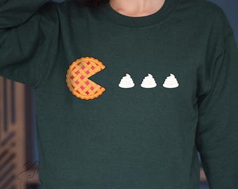 Pumpkin Pie Sweatshirt, Thick Thighs Sweatshirt, Thanksgiving Sweatshirt for Women, Fall Sweatshirt, Pumpkin Pie Shirt, Thanksgiving Shirt