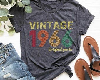 Vintage 1966 T-Shirt, 60th Birthday Gift