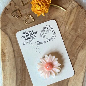 End of year teacher card – Thank you teacher – Flower candle card – School gift – ATSEM nanny nursery card