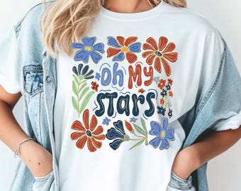 Oh My Stars shirt png, 4th of July Png, America Png, USA Png, USA 1776 Png, Stars stripes, Patriotic shirt Png, Independence day shirt png