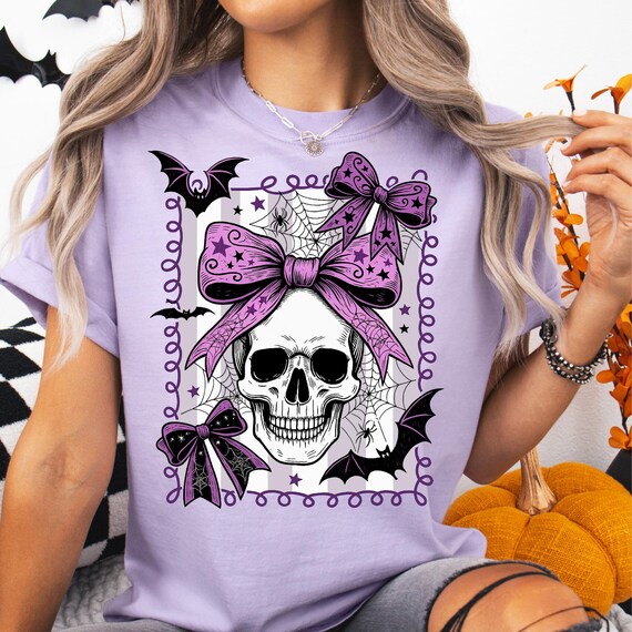Camiseta de esqueleto espeluznante (Png), camiseta de calavera de