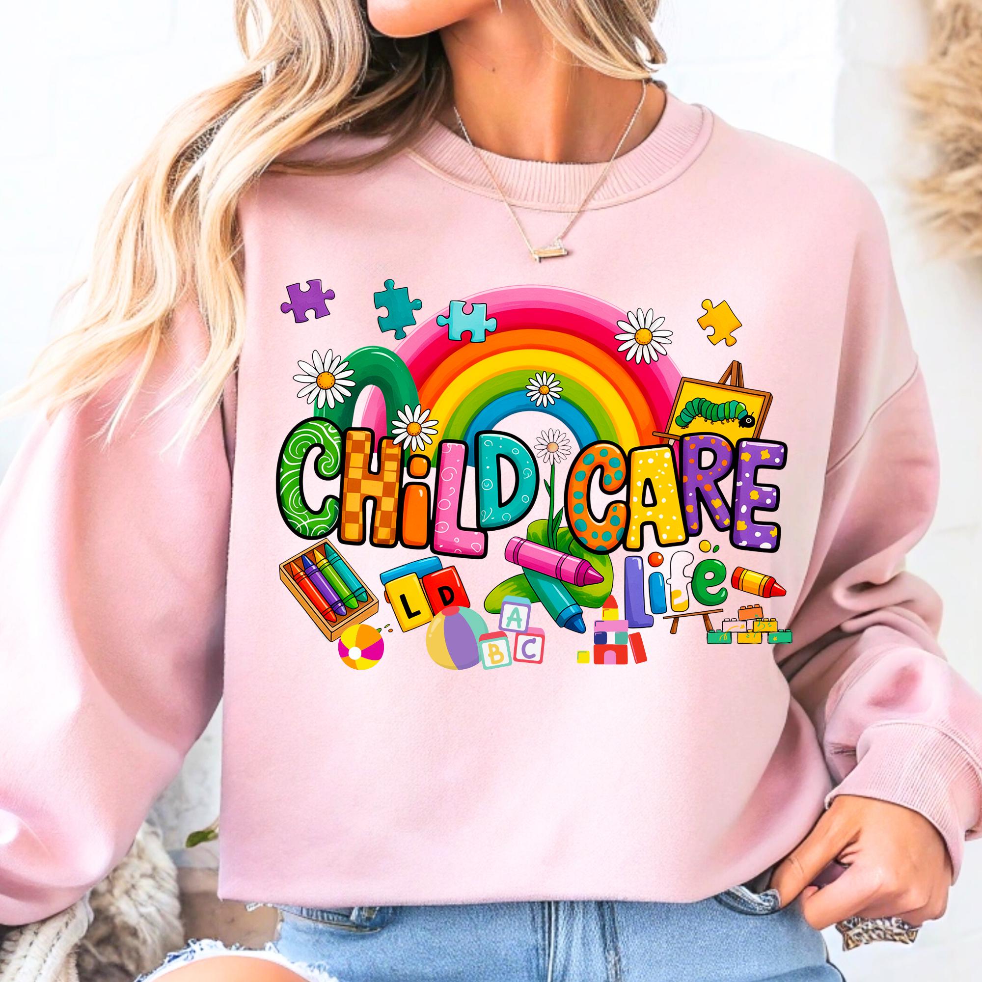 Childcare Life Png Sublimation Design, Childcare shirt Png, Childcare Equipment Png, Children Life Png, Kindergarten Life Png, Day care png