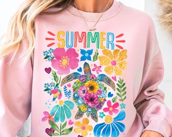 Tortuga marina png, tortuga marina floral boho png, tortuga png, diseño preppy png, verano png, vibraciones de verano png, verano SVG, tortuga marina SVG, tortuga