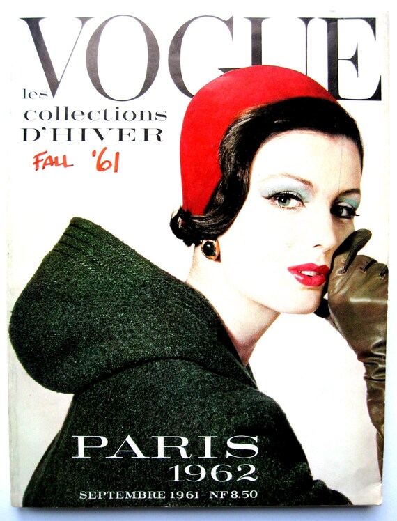 French VOGUE Magazine September 1961 Paris 1962 IRVING | Etsy
